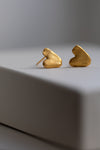 Gold Fingerprint Earring VII by Heeseung Koh