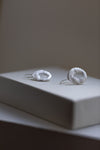 Silver Fingerprint Earring I by Heeseung Koh