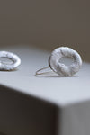 Silver Fingerprint Earring I by Heeseung Koh