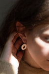 Silver Fingerprint Earring I by Heeseung Koh
