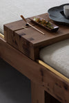 Square Tea Leaf Tray in Walnut