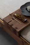 Square Tea Leaf Tray in Walnut