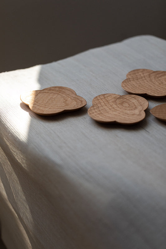 Cloud Form Mini Plate in Cherry