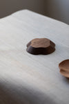 Cloud Form Small Plate in Walnut