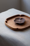 Cloud Form Small Plate in Walnut