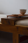 Cloud Form Footed Tray in Cherry