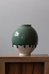 Lush Forest Dripping Moon Jar II by JaeJun Lee