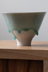 Celadon dripping Flared Bowl (M) I