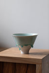 Celadon dripping Flared Bowl (M) I