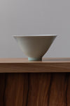 Pale Celadon Flared Bowl with finger marks by JaeJun Lee