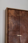 Timber Panel in London Plane & Brass