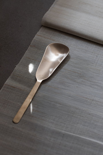 Hand-forged Bronze Serving Spoon