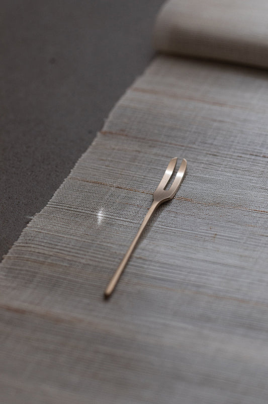 Hand-forged Bronze Dessert Fork