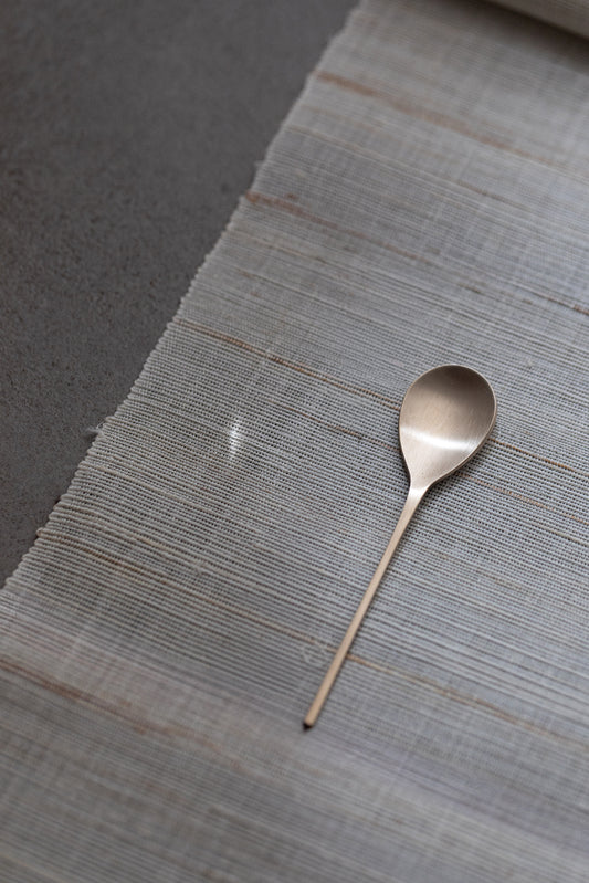 Hand-forged Bronze Dessert Spoon