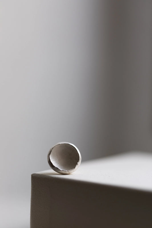 Seedpod Silver Earrings by Kayo Saito