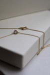 18ct Yellow Gold & Moonstone Necklace