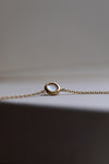18ct Yellow Gold & Moonstone Necklace