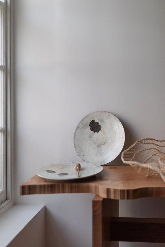 Large Buncheong Plate II by Kwak Kyung-Tae