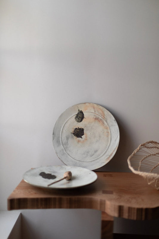 Large Buncheong Plate I by Kwak Kyung-Tae