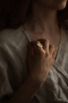 Ancient Coin & Rope Ring