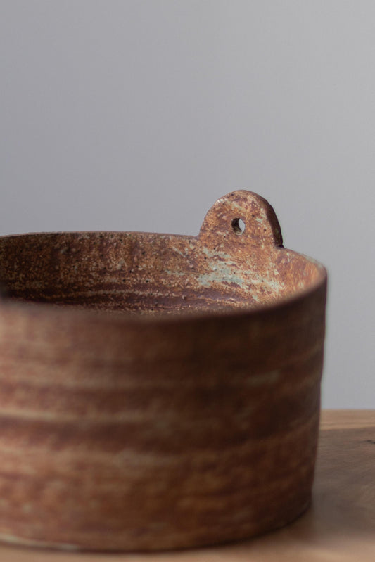 Rust Vessel with Handles by Paul Philp