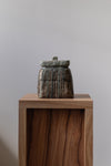 Square Green Brown Container by Paul Philp