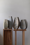 Tall Oval Vessel, Blue by Paul Philp