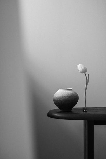 Moon Jar Black Base III by ShinHyeok Ha