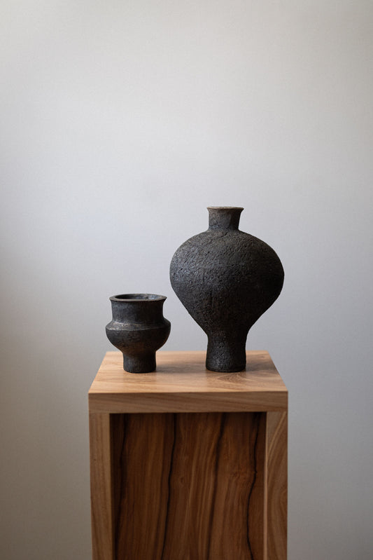 Black Vase by Shinji Matsuo