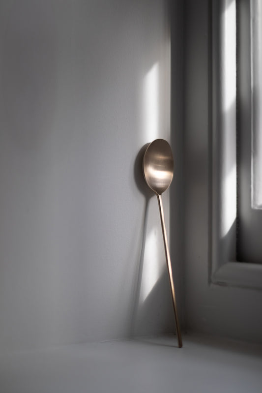 Hand-forged Bronze Spoon by Ji-Ho Lee