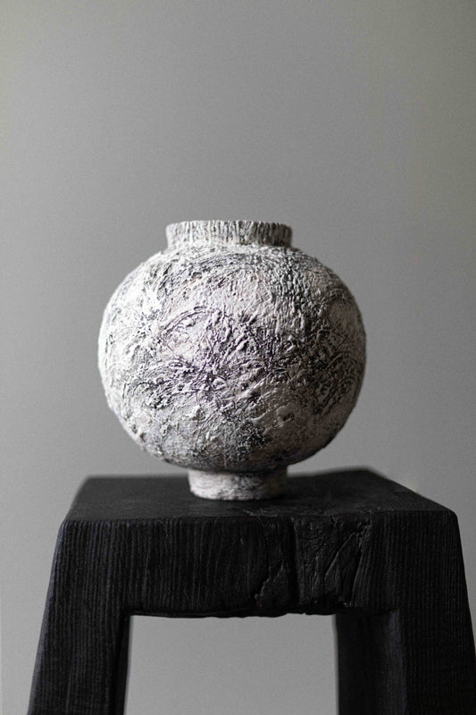 Brush Mark Pot by Lisa Stockham