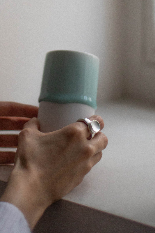Fingerprint Moving Ring VII by Heeseung Koh