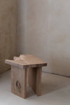 Simulated Stool in English Oak by Isobel Napier & James Trundle