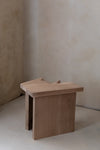 Simulated Stool in English Oak by Isobel Napier & James Trundle