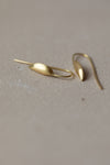 Leaf Earrings in Gold by Kerry Seaton