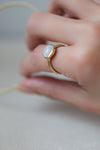 18ct Yellow Gold & Moonstone Ring by Kerry Seaton