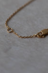 Square Necklace with Fine Cotton Texture by Kei Tominaga