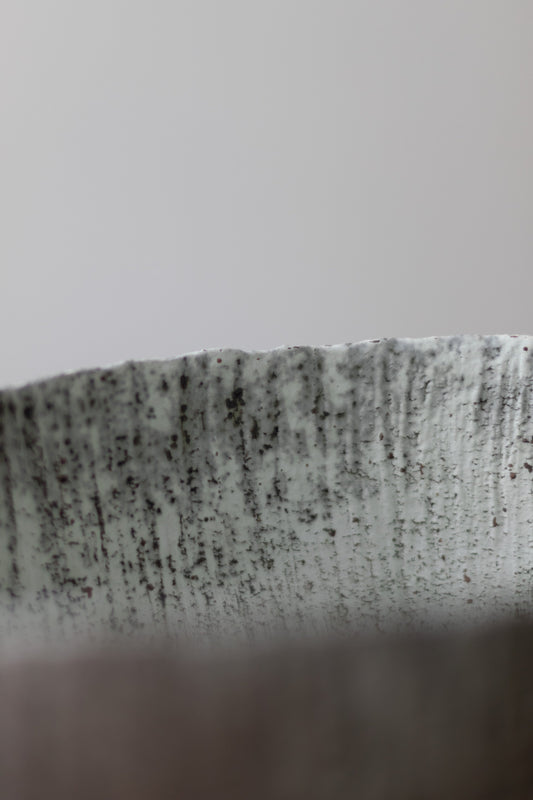 White & Black Vessel II by Kati Tuominen-Niittylä