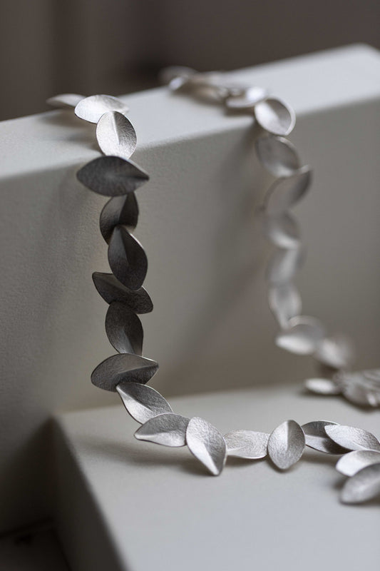 Small Leaf Necklace by Kayo Saito
