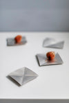 A Folded Silver Tray by Kei Tominaga