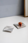 A Folded Silver Tray by Kei Tominaga