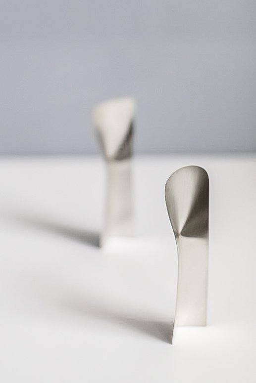 Kei Tominaga Folded Silver Standing Spoon