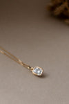 18ct Yellow Gold and Cushion Cut Diamond Pendant by Kerry Seaton