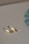 Leaf Earrings in Gold by Kerry Seaton