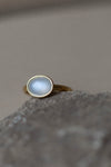 18ct Yellow Gold & Moonstone Ring by Kerry Seaton