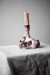 Candlestick with Brown & Pink Berries by Kina Björklund