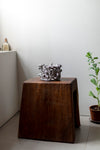 Kina Björklund White Medium Vessel, Vines and Pods