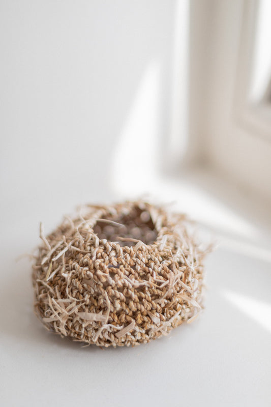 Blickling, Sweet Flag Looped Vessel I by Lizzie Kimbley