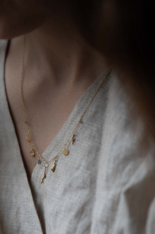 Bibelo Necklace (Gold)' by Laura Ngyou