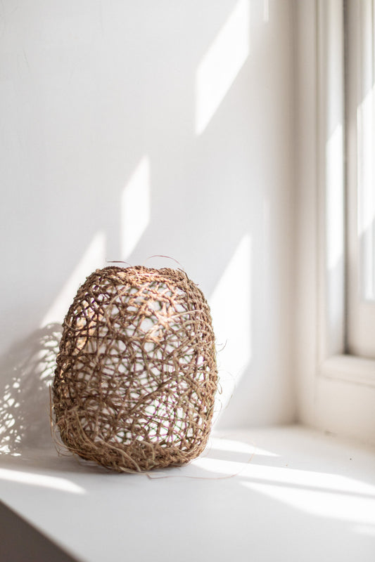 Blickling, Crocosmia Random Weave Vessel  by Lizzie Kimbley